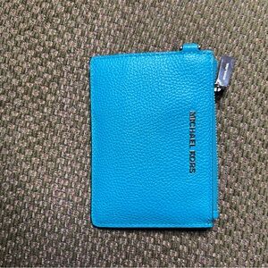 Michael Kors Blue Leather card holder